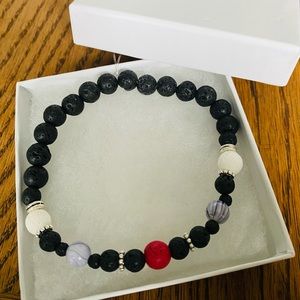 Handmade Anxiety Relief Lava Rock bracelet